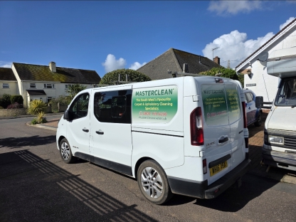 Masterclean van at customers property