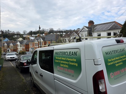 Masterclean van south Devon home