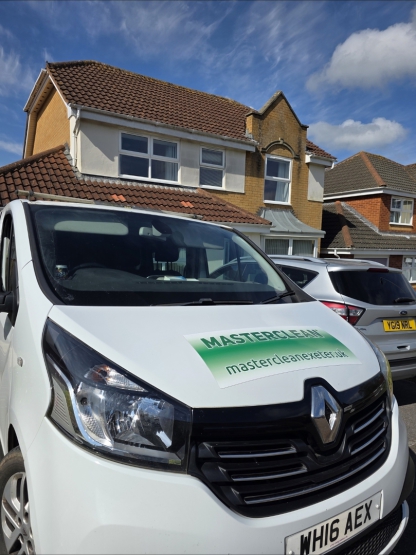 Masterclean van at residential property