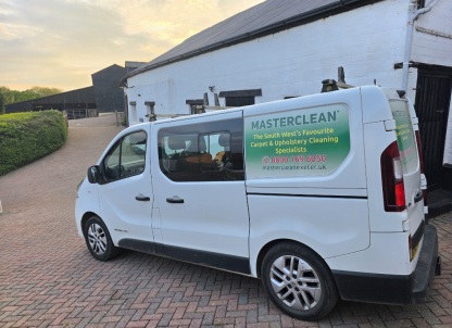 Masterclean van at Crediton property