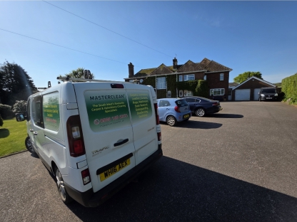 Masterclean van outside property in Devon