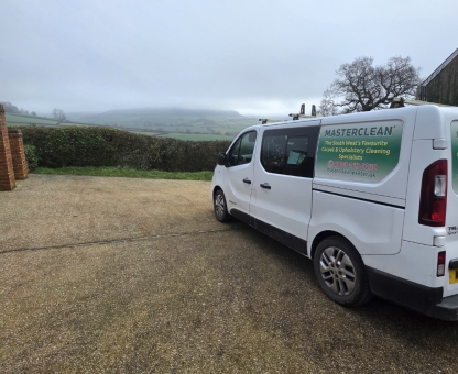 Masterclean van at Devon home