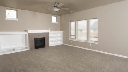 Clean carpet in empty rental property in Exeter