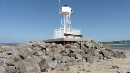 Crow Point Lighthouse at Braunton Burrows in North Devon