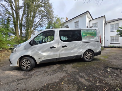 Masterclean carpet cleaning service vehicle outside our Exeter offices