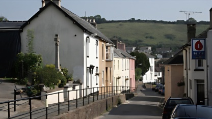 Bishopsteignton residential area in Teignbridge, Devon