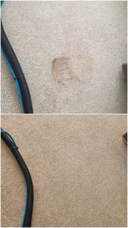 Stain removal before and after results - Masterclean Exeter