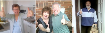 Happy Masterclean customers after professional carpet and upholstery cleaning in Exeter and across Devon