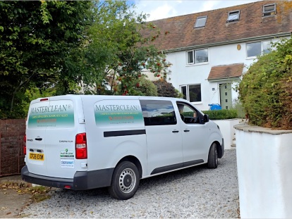 Masterclean van at customer property