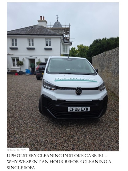 Sofa and upholstery cleaning Stoke Gabriel near Totnes, Devon